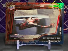 2023 Upper Deck Spider-Man No Way Home #8 Red and Blue Foil picture