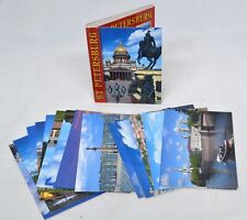 St Petersburg Russia Souvenir Postcard (16) Set In Foldout book PC5 picture