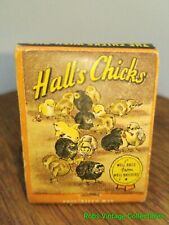 Matchbook Hall's Chicks Trenton New Jersey Vintage Poultry Advertising  picture