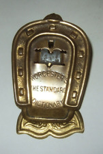 Good Luck Horseshoe Desk Clip Worcester's Standard Dictionary Advertising picture