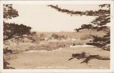 RPPC Postcard Oregon OR Depoe Bay 1930s View Wesley Andrews picture
