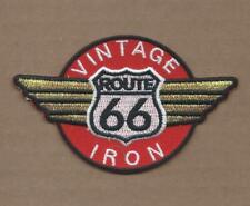 NEW 2 1/2 X 4 INCH ROUTE 66 IRON ON PATCH  picture