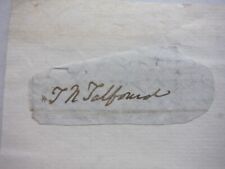 Autograph of Sir Thomas Noon Talfourd, politician picture