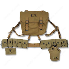 NEW US M36 Backapck Belt M1 Ammo Bag 10 Pockets Kettle+Kettle Cover Set picture