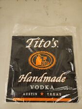 Tito's Handmade Vodka Austin Texas Large 16x16 NEW Rubber Bar Mat..Brand New  picture