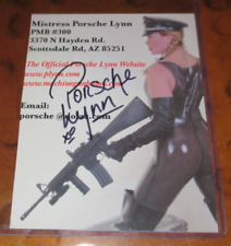 Porsche Lynn signed autographed Adult Film Star promo flat 4x6 picture