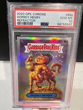 2020 Garbage Pail Kids Chrome 86a Horsey Henry Refractor PSA 10 Gem Mint picture
