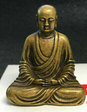 Buddhism Vintage Bronze Sakyamuni Buddha Godness Kwan-yin Statue picture