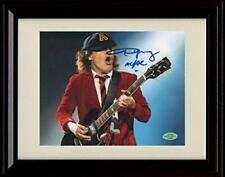 16x20 Framed Angus Young AC DC Autograph Promo Print picture