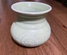 Beautiful Light Green Zik Porcelain Vase. Made in USSR picture