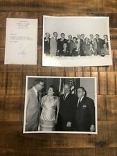 2 ORIGINAL B/W Photos & Memo's From Robert L.F. Sikes - Florida US House of Rep picture