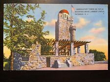 Vintage Postcard?1939 Observatory Tower Lambert Castle Paterson New Jersey picture