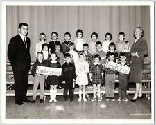Sauk Trail Elementary School Kindergarten 1967 Black & White Class Photo Picture picture