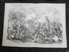 1885 Civil War Print - Battle of Rich Mountain Beverly Pike, Virginia, July 1861 picture