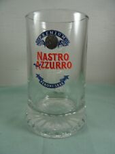 Vintage Premium Nastro Azzurro Peroni 1846 Glass Beer Mug 6