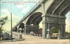 Mulberry Street Bridge Cameron Street approach Harrisburg PA c1910 picture