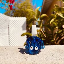 14mm Primium  Blue Thick Glass Octopus Bong Bowl Head  Bowl Holder picture