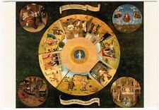 Art Museum Postcard: Table of Seven Deadly Sins, Hieronymus Bosch, Prado, Madrid picture