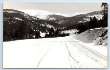 Postcard Tennessee Pass between Leadville & Alto CO snow-covered RPPC F103 picture