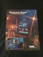 NSM Performer-Grand Hyperbeam 100 CD Jukebox Machine Flyer, NOS picture