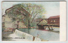 Postcard Vintage 1912 Brandt's Mill in Annville, PA picture