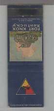 Matchbook Cover - Military Fort Knox Kentucky picture