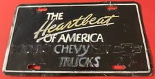 The Heartbeat of America Booster License Plate Today's Chevy Truck Chevrolet picture