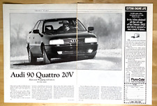 1989 Audi 90 Quattro 20V Original Magazine Article picture