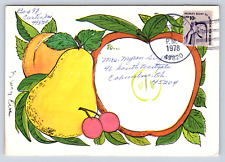 Vintage Postcard Fruit 1978 Curtis Michigan to Columbus Ohio picture