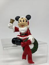 Vintage Disney Mickey Christmas Shelf Sitter Santa's Best - Kurt Adler 1996 picture