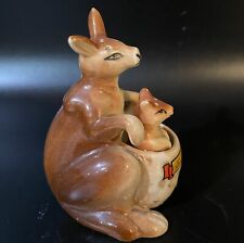 Vintage Kangaroo and Joey Nesting Salt and Pepper Shakers  Made In Japan Ceramic picture