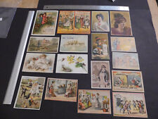 Mixewd Lot 17 Better 19th Century Trade cards picture
