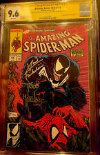 CGC 9.6 SS Amazing Spiderman #316 2x Signed By McFarlane & Micheline🕸️ Venom 🏆 picture