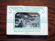 Big Bend National Park, Texas Vintage Album Prints, 10 Landscape Photos 1940's picture
