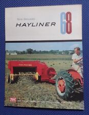 1957 NEW HOLLAND Hayliner 68 Baler Sales Brochure - Farming Equipment picture