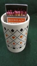 Vintage Art Deco Royal Doulton Playing Cards Match Striker Vesta Made in England picture
