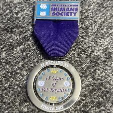 2017 El Rey Fido XV, SA Humane Society Fiesta Medal, Spinner. Double Sided picture