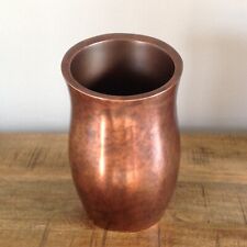Nambe Heritage Bronze Alloy Vase Kitchen Utensil Holder Wine Chiller  MT0449 picture
