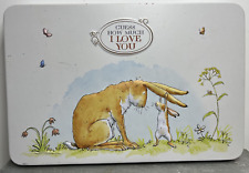 Rabbit / Bunny 'Guess How Much I Love You' EMPTY Collectible Tin Container picture