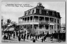 1910's Lakeside Classical Institute Military School Boys San Antonio TX Postcard picture