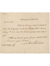 James Buchanan 1850 Autograph Letter Signed - President - Handwritten Letter picture