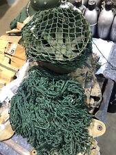 NOS Iraqi Helmet Net Operation Desert Storm Iraqi Freedom OIF Army Green Cotton picture