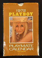 Rare 1972 Playboy Wall Calendar feat. Cynthia Myers & Liv Lindeland - Vintage picture