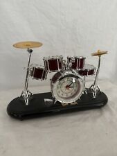 Universal Percussion Drum Set Quartz Alarm Clock — Tested Working picture