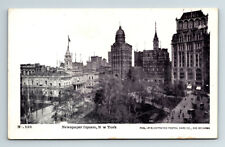 Postcard New York City NY Aerial View Newspaper Square picture
