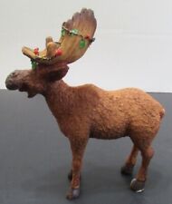 Resin Christmas Lights Moose Figurine 5
