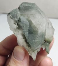 A very Aesthetic Natural beautifully terminated Chlorite Quartz crystal 88 grams picture