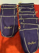 Crown Royal Purple Lot of 10 Draw String Bags Clean Bags FIFTH Gold String picture