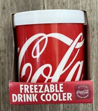 NEW Coca-Cola Coke Freezable Drink Cooler Holder Koozie Lifoam Red Keeps Cold  picture