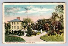Whitman MA-Massachusetts, Whitman Park East Entrance, Vintage c1919 Postcard picture
